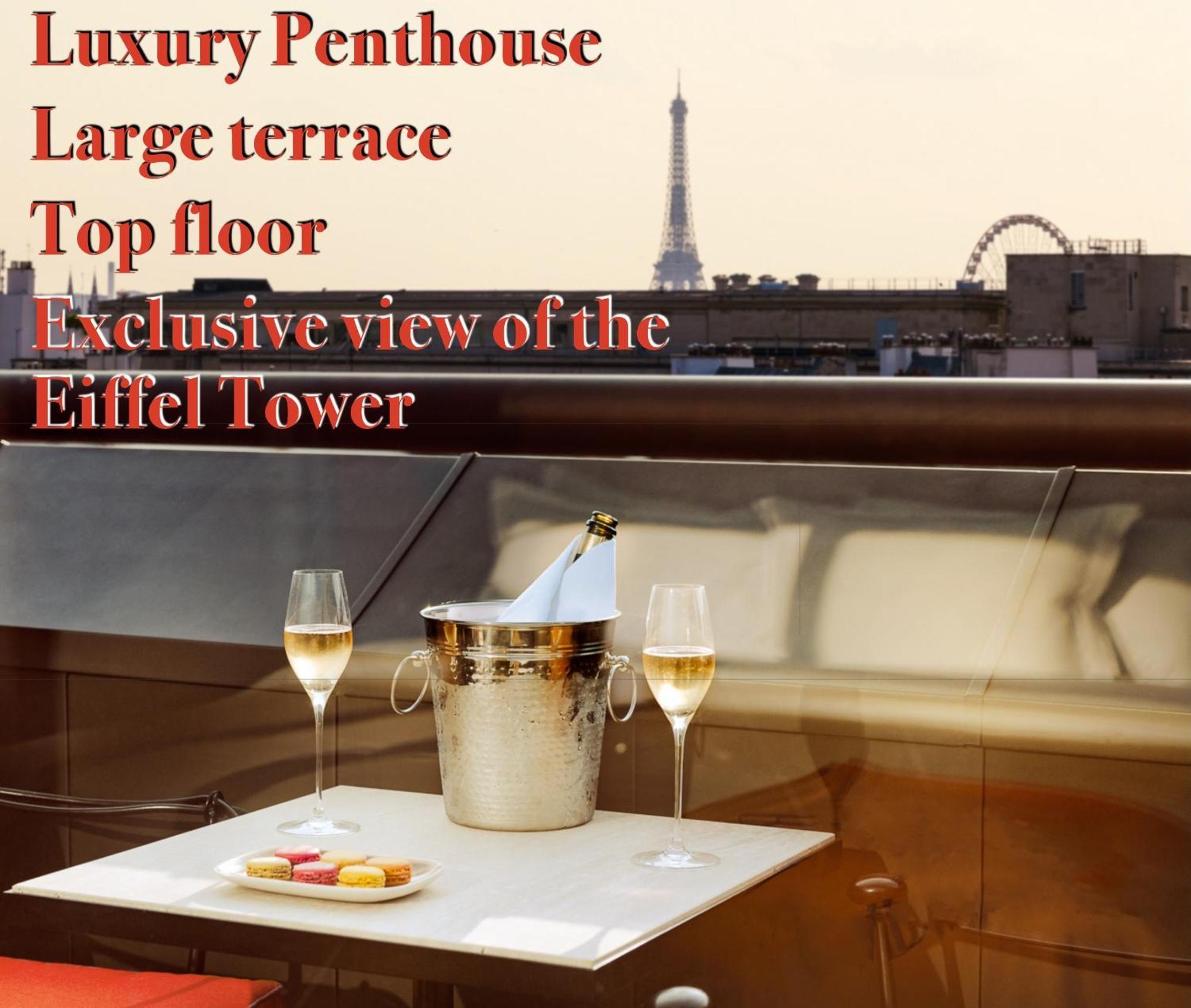 Luxury Penthouse Eiffel Tower View *